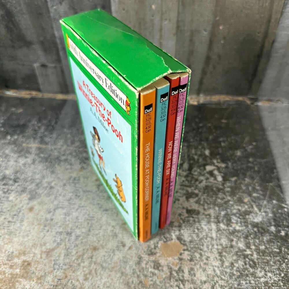 60th Anniversary Edition: A Treasury of Winnie The Pooh by A.A. Milne Book Set